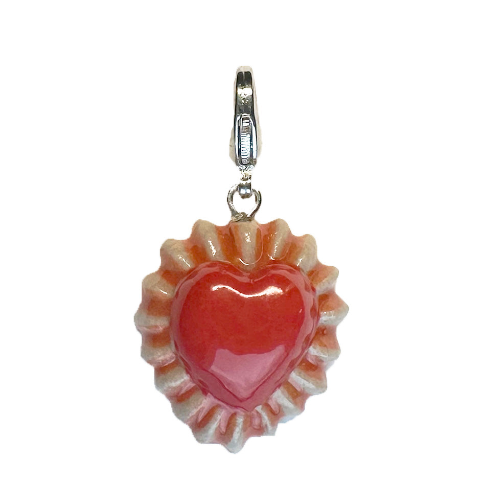 Flaming Heart Charm