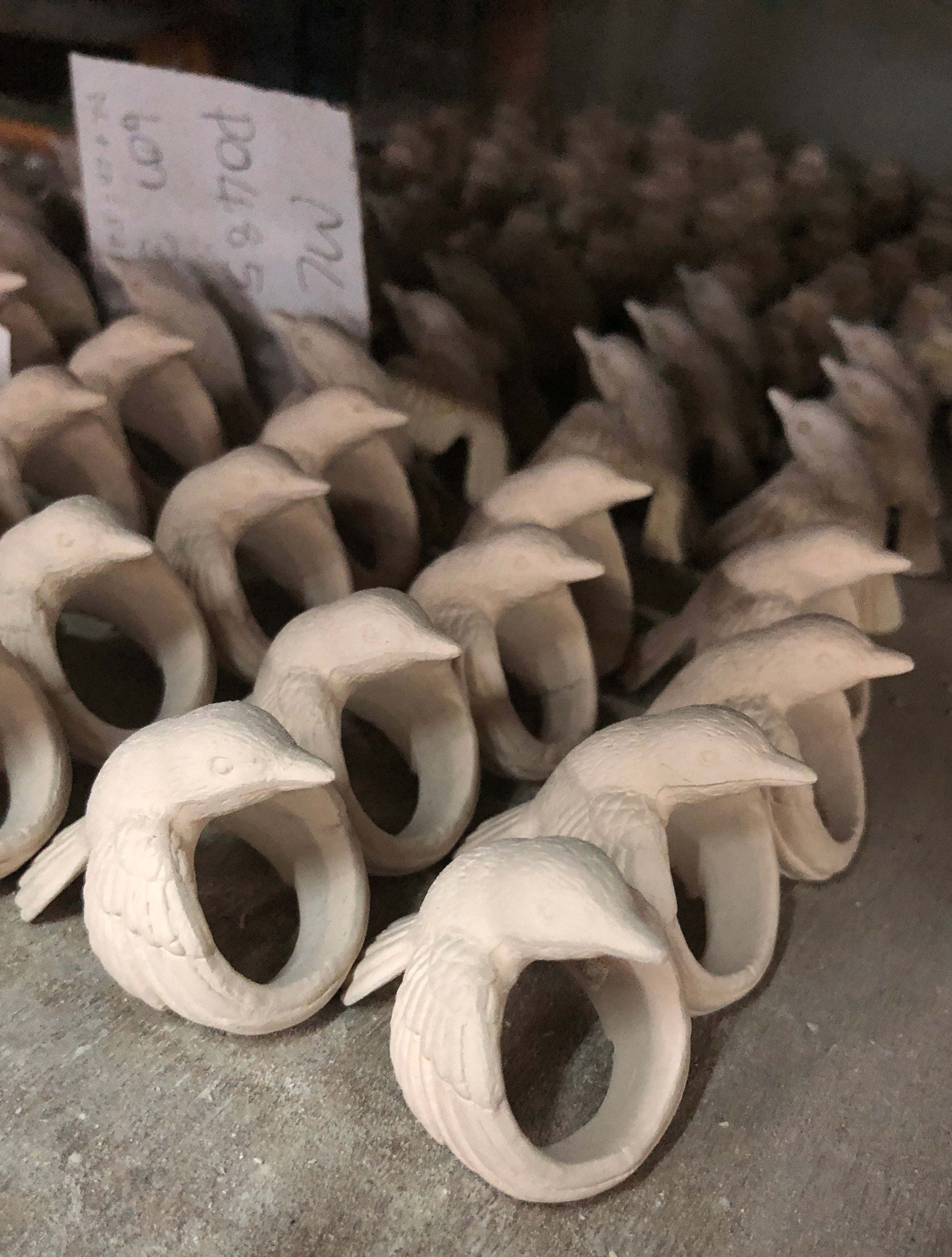 Porcelain Rings before hand painting