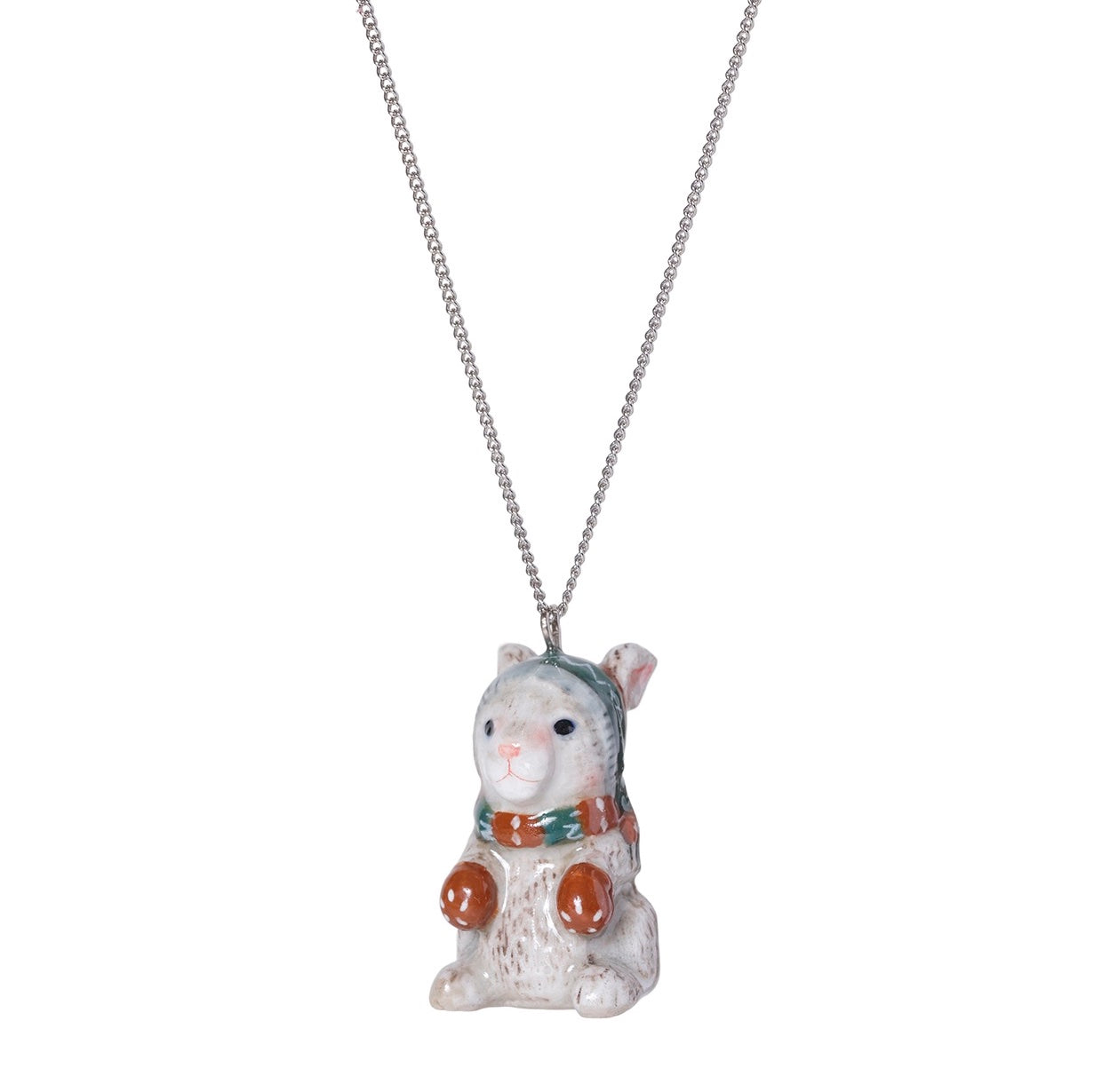Cute Winter Bunny Necklace