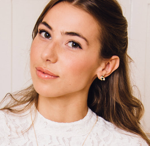 Boucles d'oreilles abeille