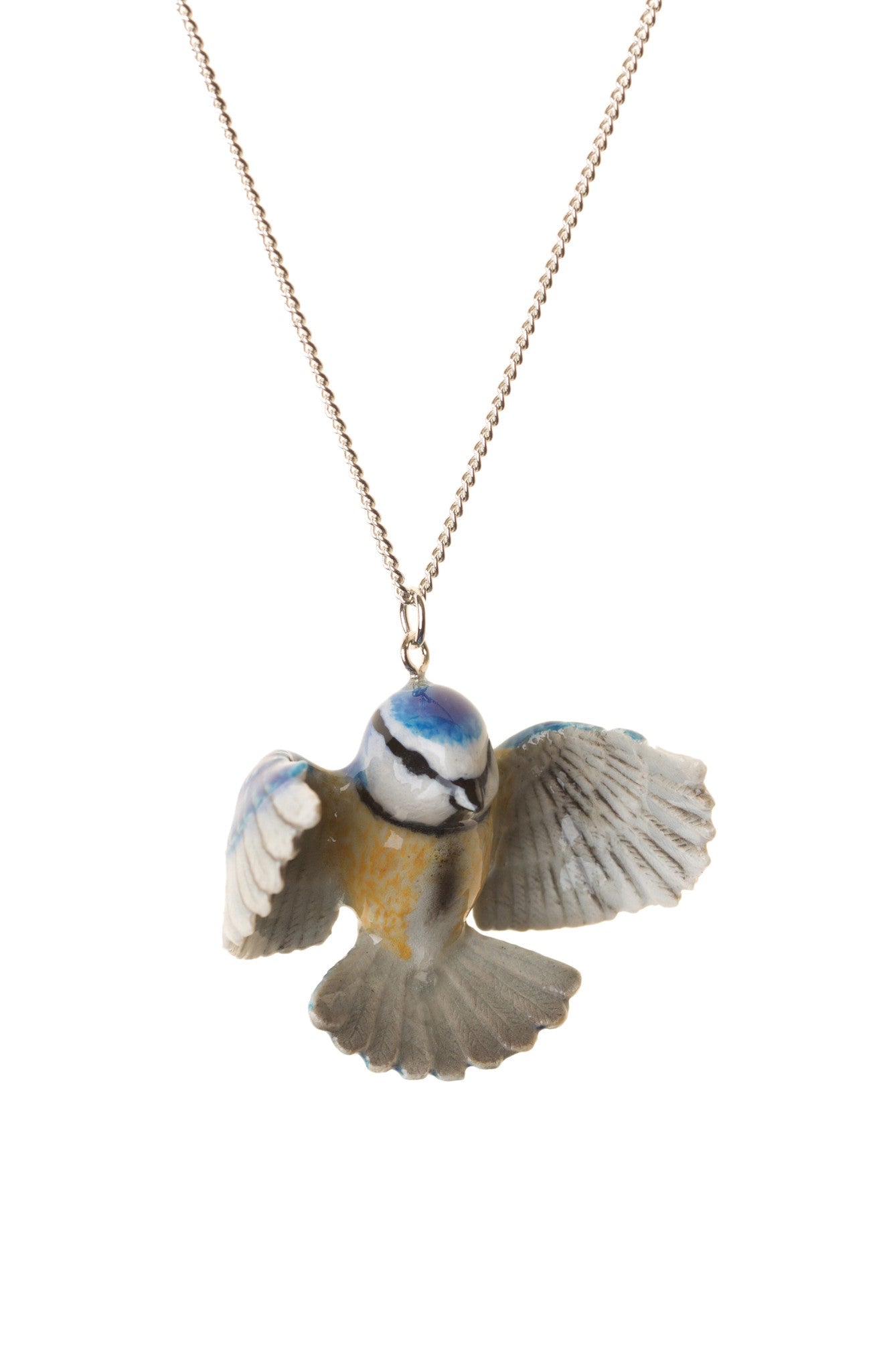 Collier mésange bleue