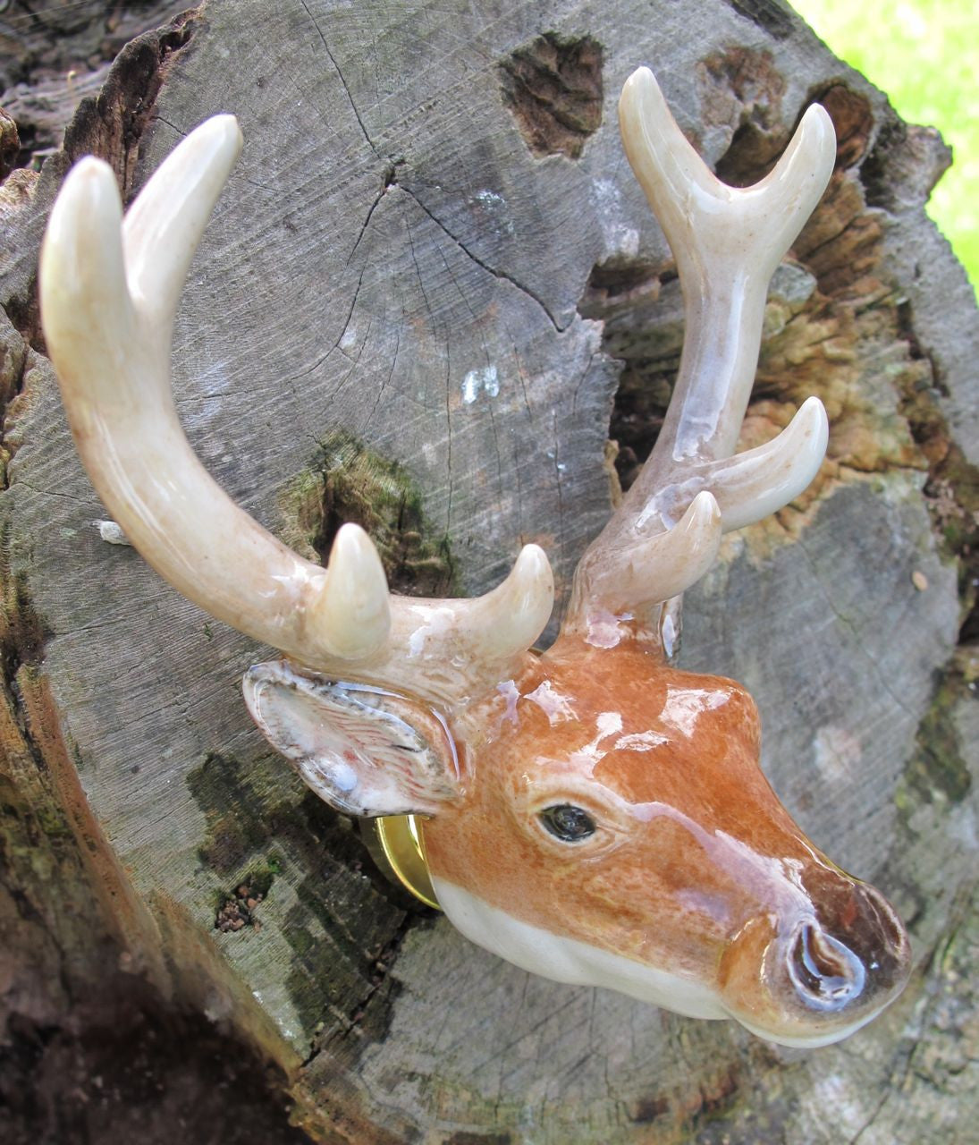 Poignée de porte tête de cerf
