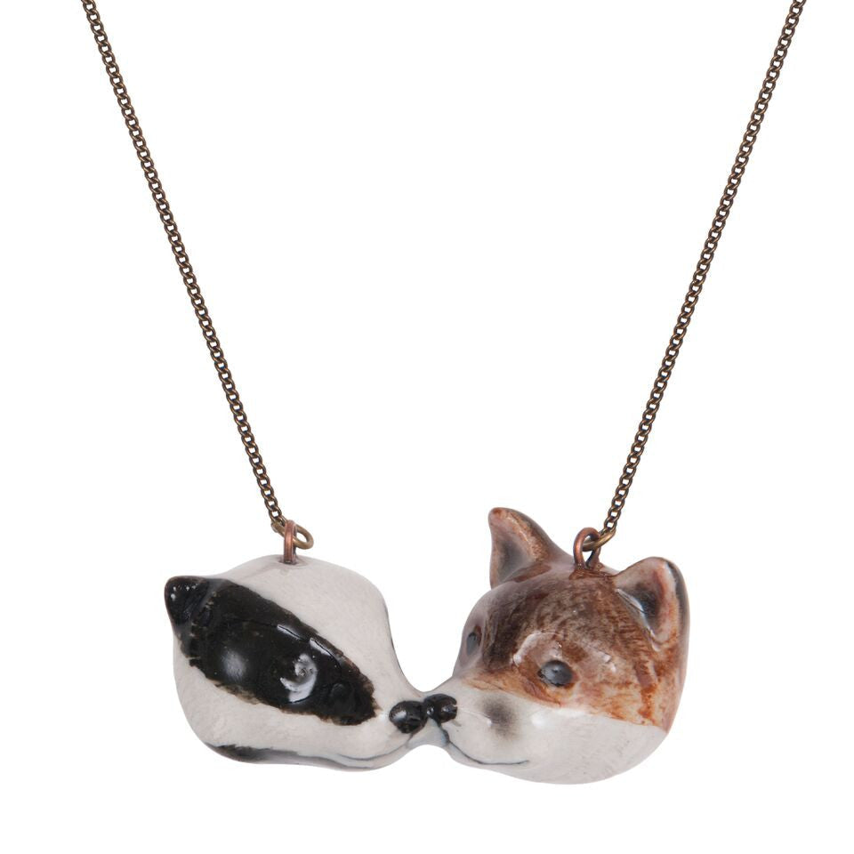 Collier Blaireau et Renard