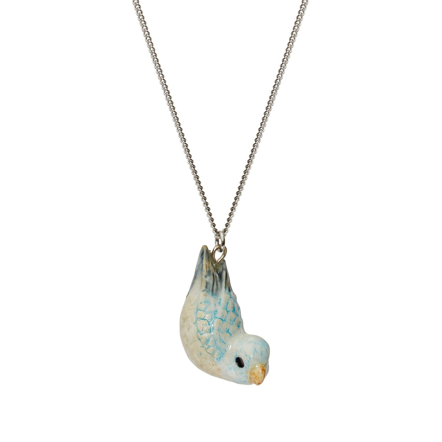 Collier Perroquet Bleu