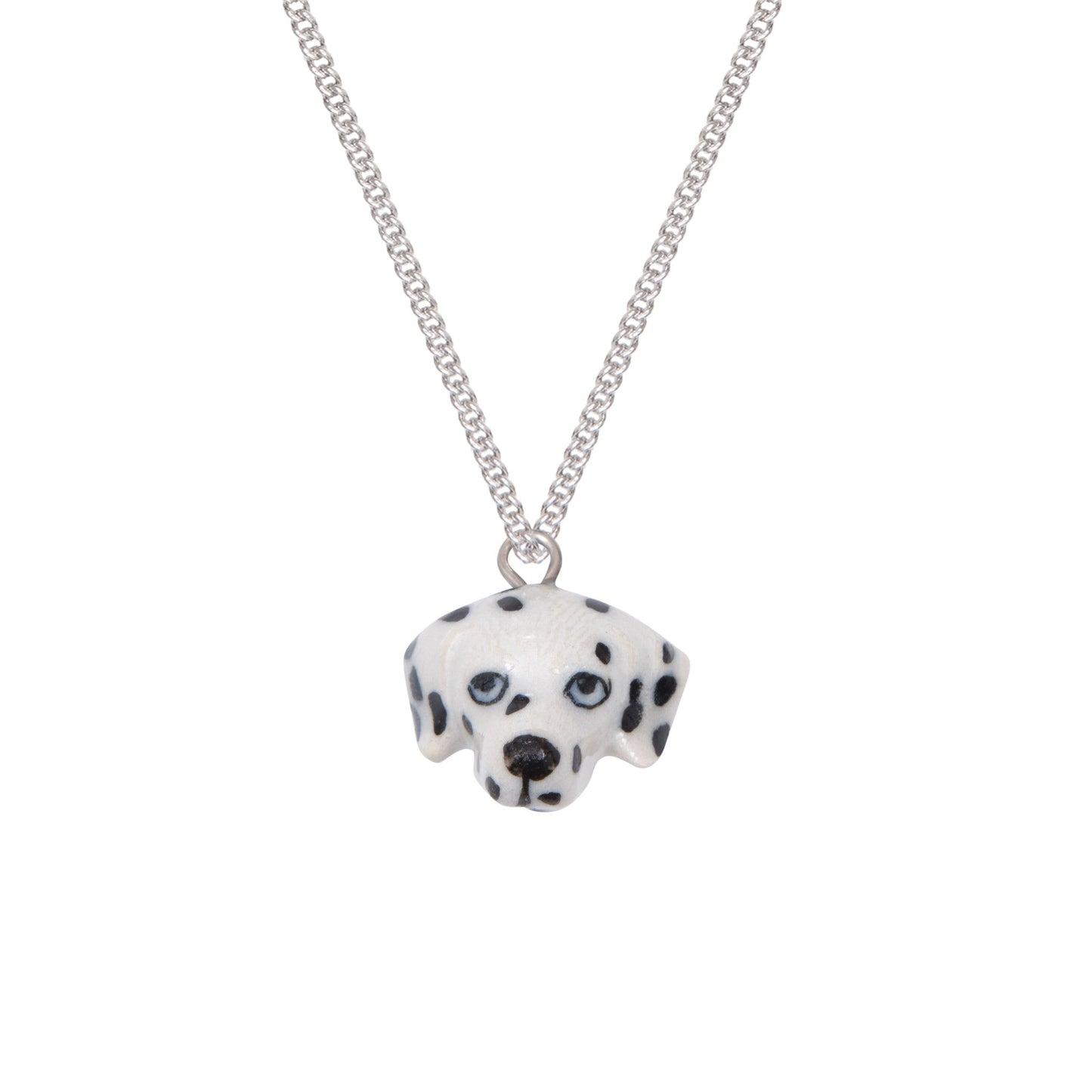 Dalmatian Head Necklace