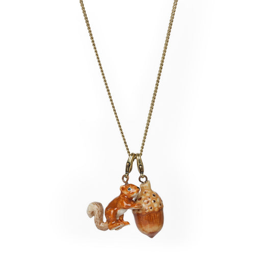 Tiny Leaping Squirrel Charm