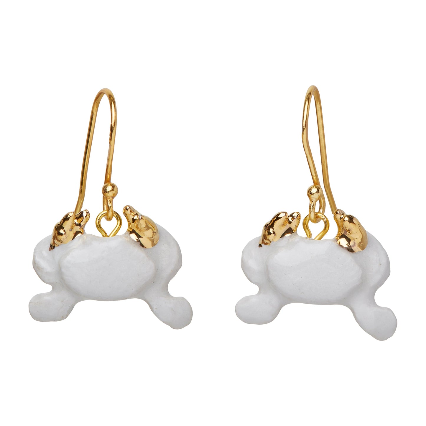 Golden Crab Earrings