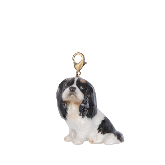 Black King Charles Spaniel Charm