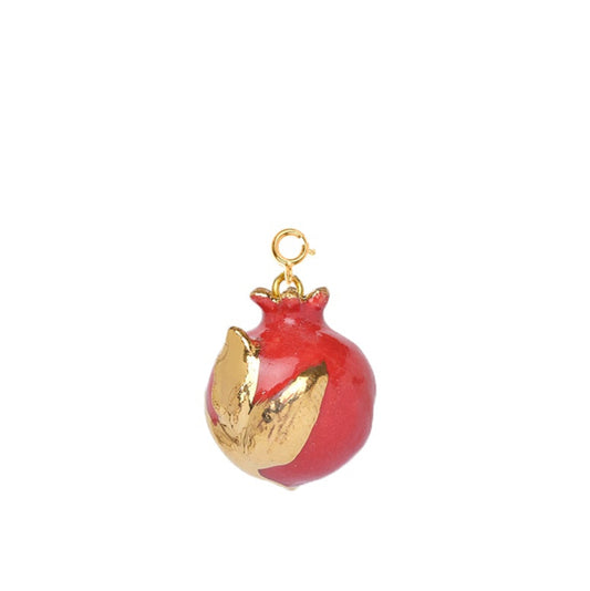 Golden Pomegranate Charm