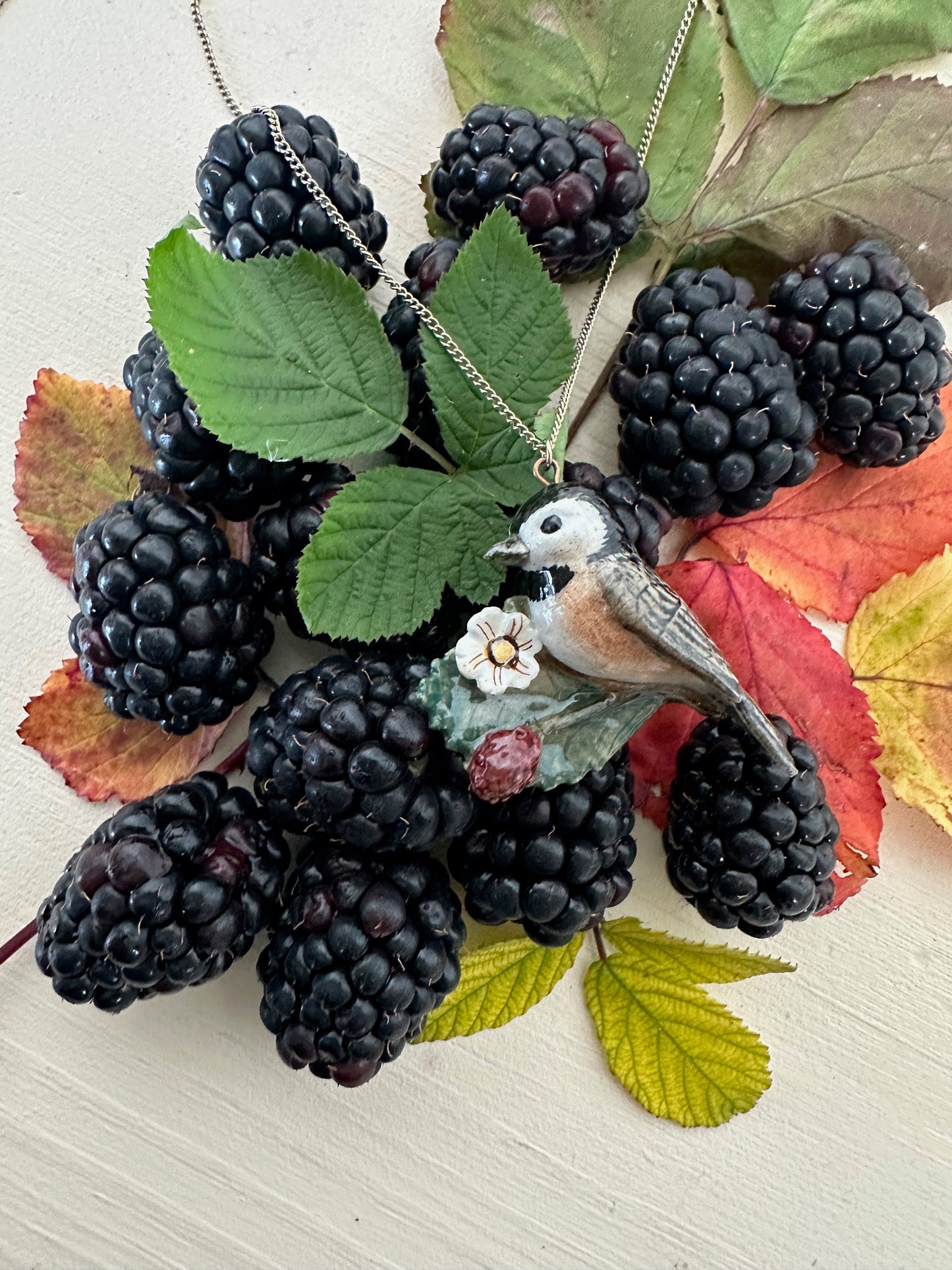 Bird & Berry Necklace