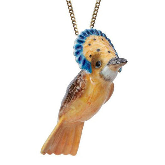 Yellow Carnival Bird Necklace