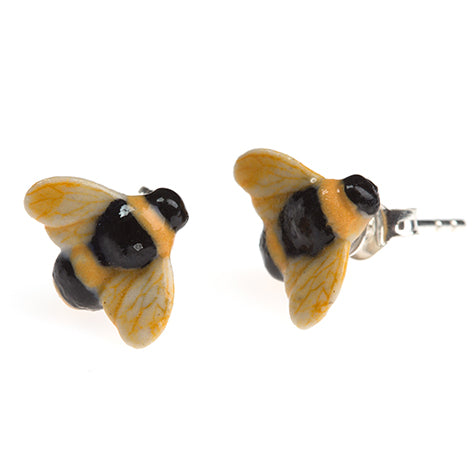 Boucles d'oreilles abeille