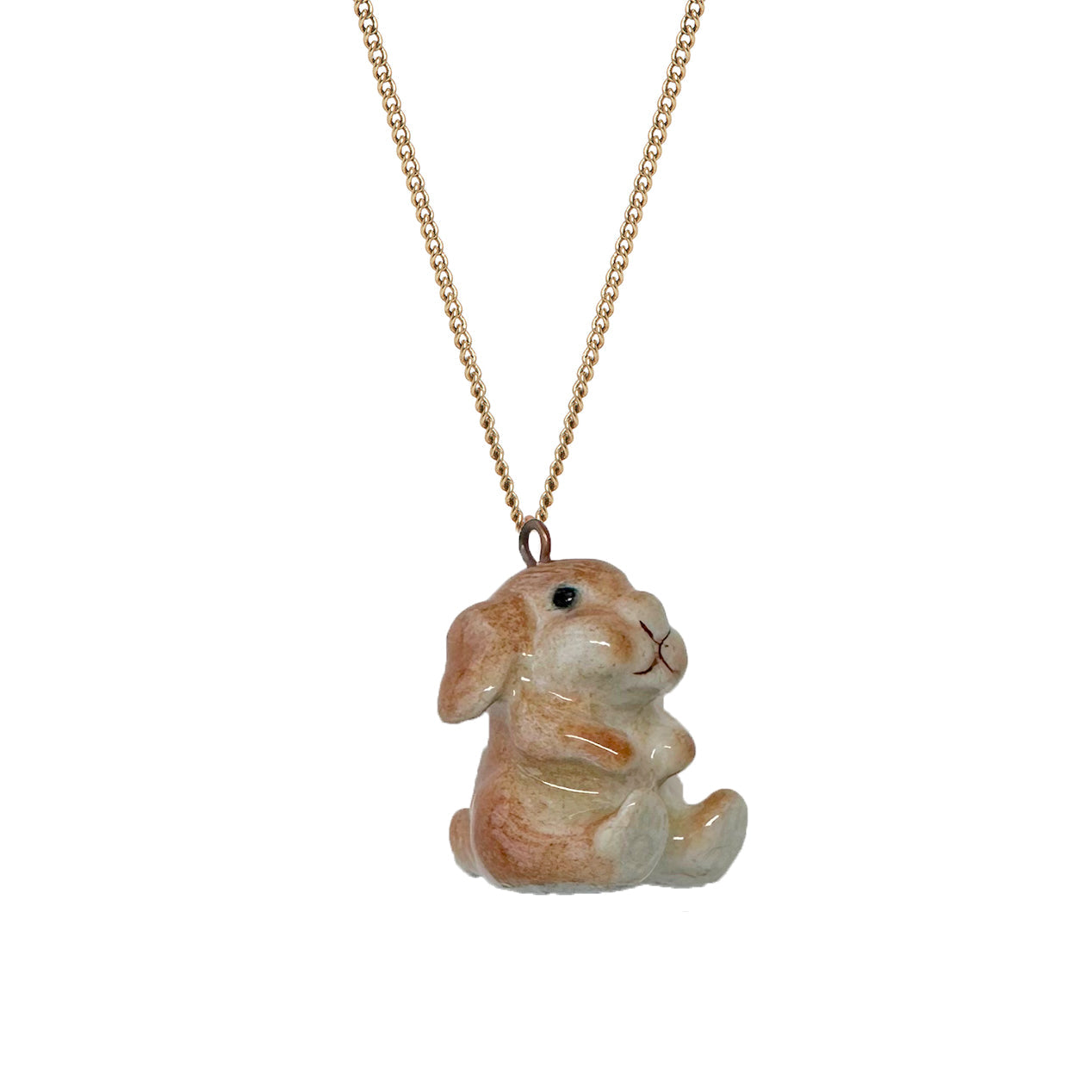 Chubby Cheeked Bunny Necklace