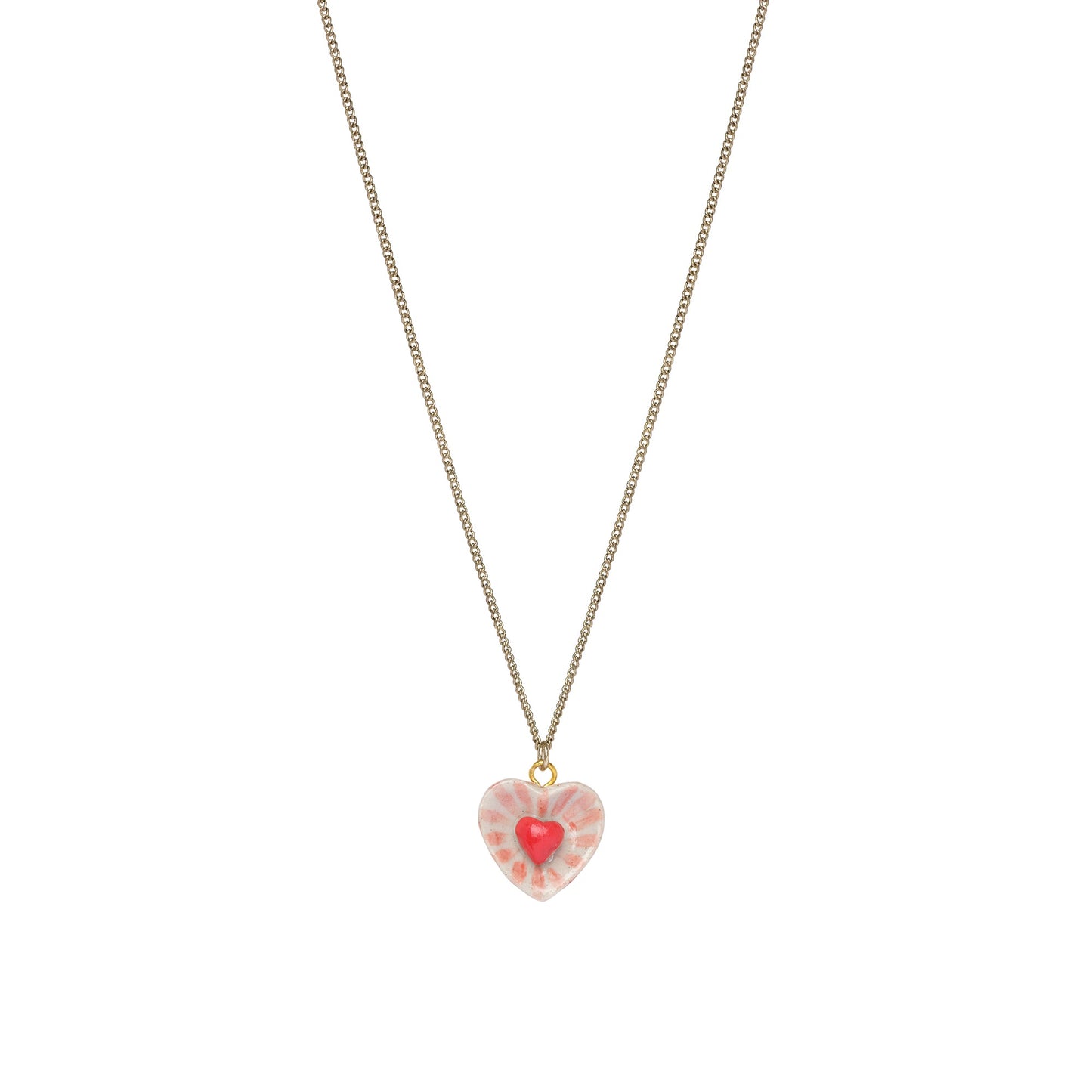 Heart in Heart Necklace