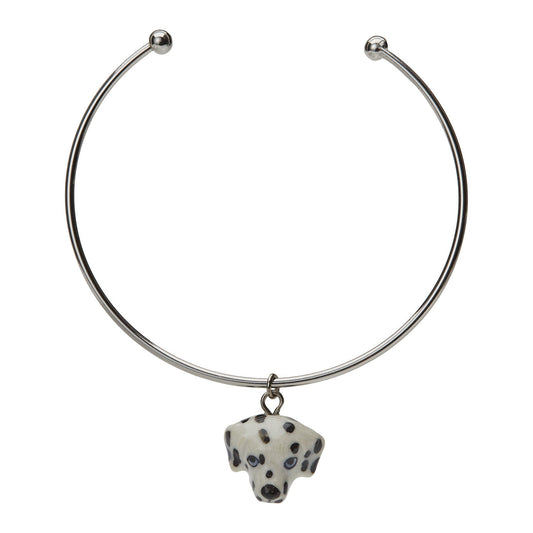 Dalmatian Charm Bangle