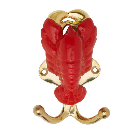 Hameçon à homard rouge et doré