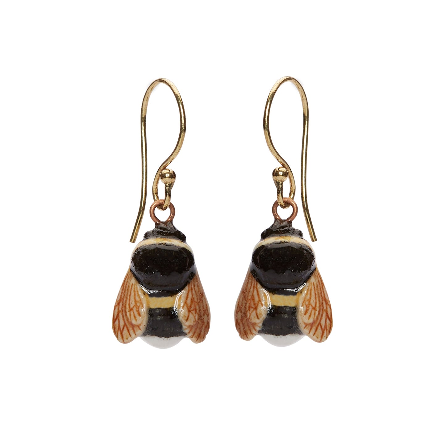 Tiny Bumble Bee Earrings