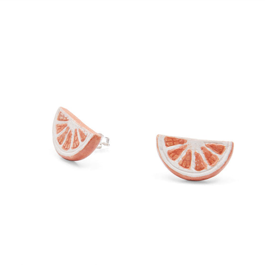 Orange Slice Earrings