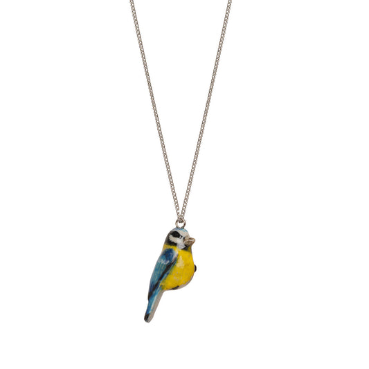 Collier Petite Mésange Bleue