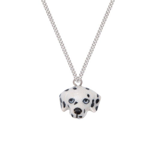 Dalmatian Head Necklace