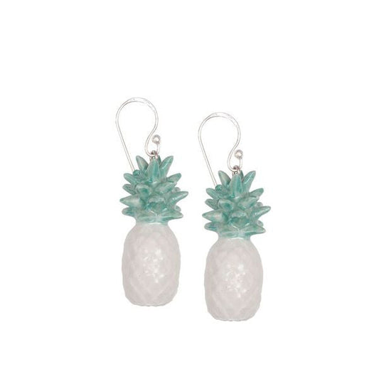 Mint Pineapple Earrings
